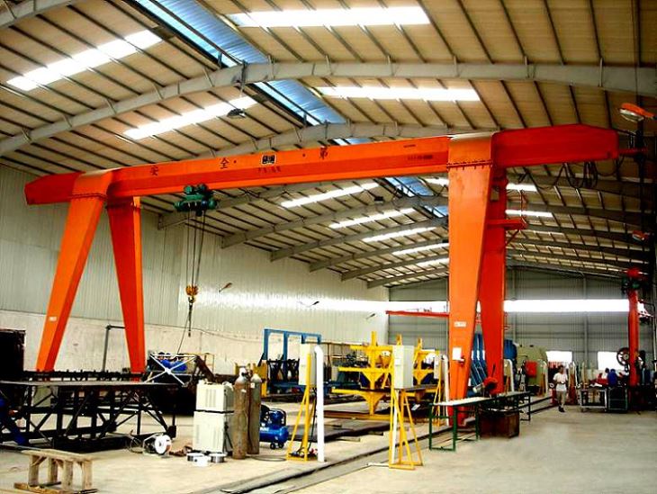 20ton MH Gerð Single Beam Gantry Crane Notað inni og úti