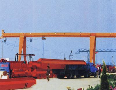 Box Tegund Single Girder Electric Hoist Gantry Crane