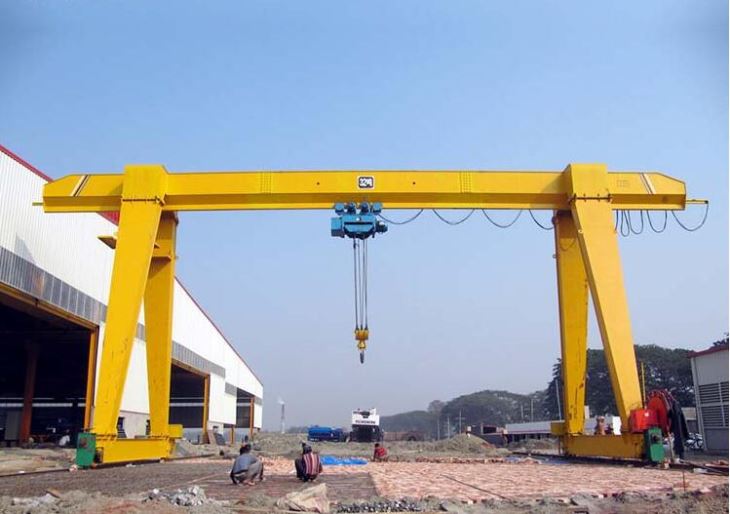 Factory Framleiðsla 10 Ton Electric Hoist Single Girder Gantry Crane