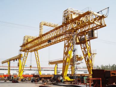 100 Ton Mobile Double Girder Gantry Crane Verð