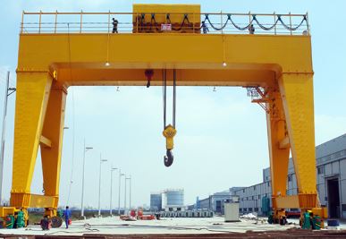 A-lagaður Double Girder Gantry Crane