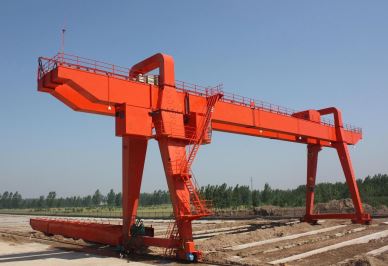 Sjálfvirk 80T 10T Double Girder Gantry Crane