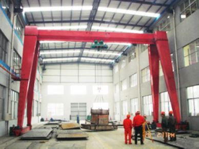 Light Duty Remote Control Single Girder Gantry Crane 5 Ton