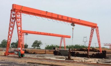 Utan rafmagns Hoist Single Girder Gantry Crane